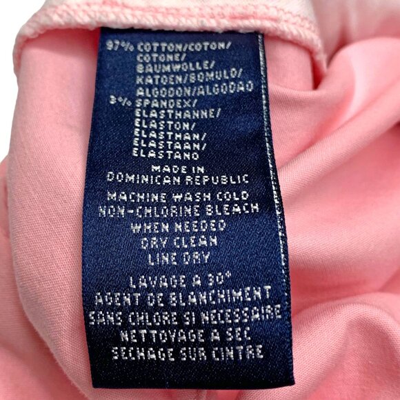 Ralph‎ Lauren Golf Pink Cotton Blend Straight Leg Ankle Pant - Picture 13 of 13